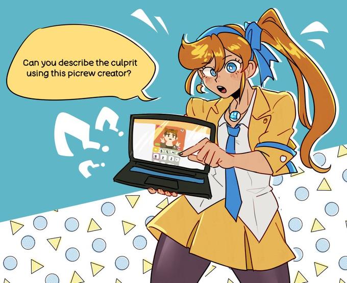 Can you describe the culprit using this picrew creator? O 28 AARO