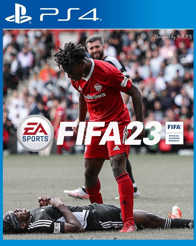 PS4 YOUTUBE 4901 wide Shorts pecials FA FIFA 23F SPORTS odidas Designed by J3RRY OFFICIAL LICENSED PRODUCT Frei