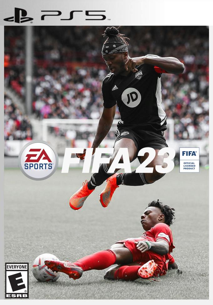 PSS EVERYONE E ESRB TM adidas 721 SOMN JD FA FIFA 23 EA SPORTS™ Specsave FIFAⓇ OFFICIAL LICENSED PRODUCT