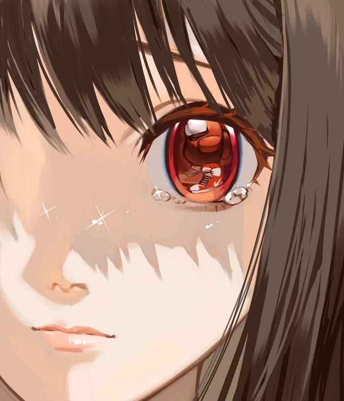 Sad Anime Girl Amogus Eyes Animation by Acefishy on Newgrounds