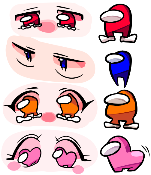 A Guide To Among Us Eyes | Among Us Eyes | Know Your Meme