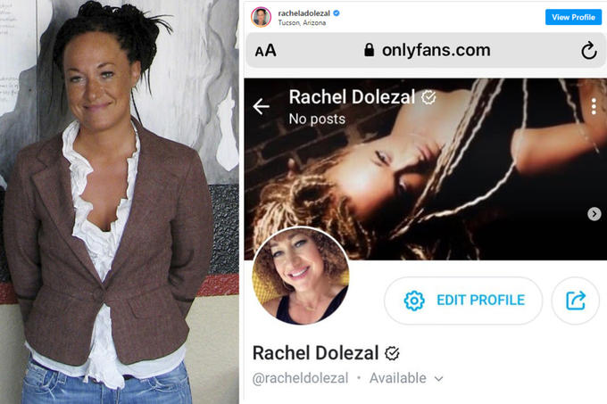 Rachel Dolezal Shows Off Transracial Ta-Tas Via Only Fans, Twitter Is  Stunned