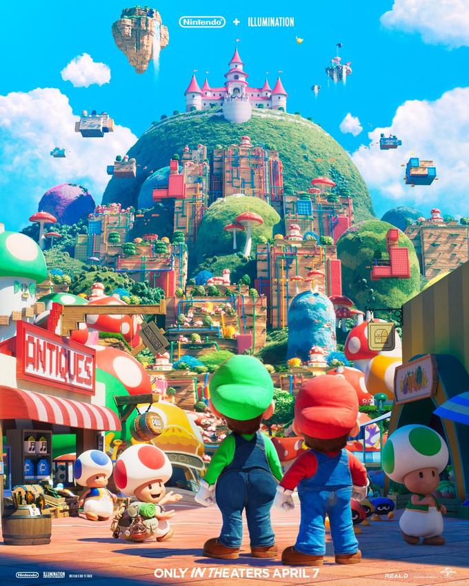 ANTIQUES 万月 Nintendo ILLUMINATION S ANTIQUES Nintendo + ILLUMINATION ONLY IN THEATERS APRIL 7 GA M REALD