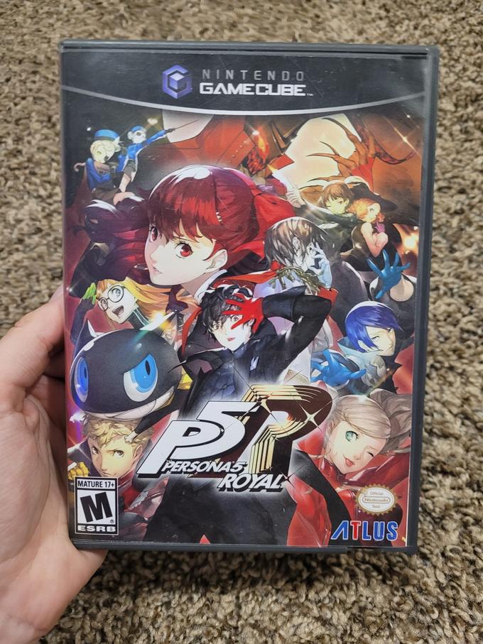 MATURE 17+ M ESRB NINTENDO GAMECUBE PERSONAS ROYAL Official Nintendo Seal ATLUS