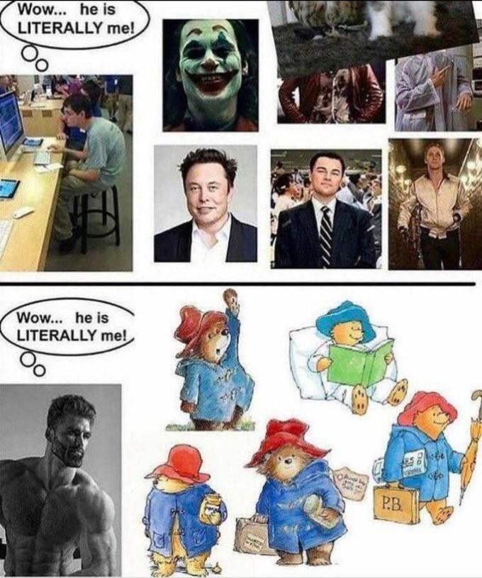 Wow... he is LITERALLY me! Wow... he is LITERALLY me! MARED P.B.