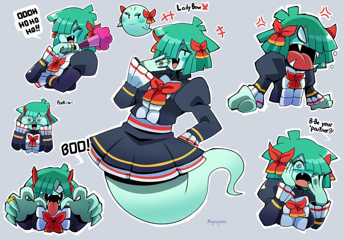 ОООН НОНО HO!! Peek-a- BOD! # Lady Bow 花 F thegreyzen 2 O B-Be your "Partner?