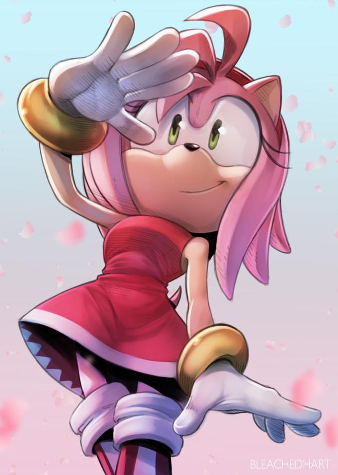 Amy Rose 🌹 by BleachedHart Sonic the Hedgehog Know Your Meme