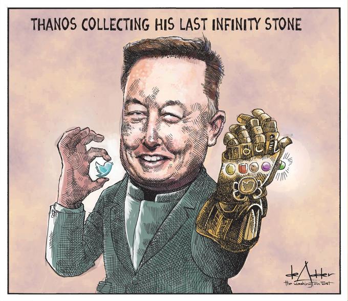 THANOS COLLECTING HIS LAST INFINITY STONE BICE QUO Atter the washington Post