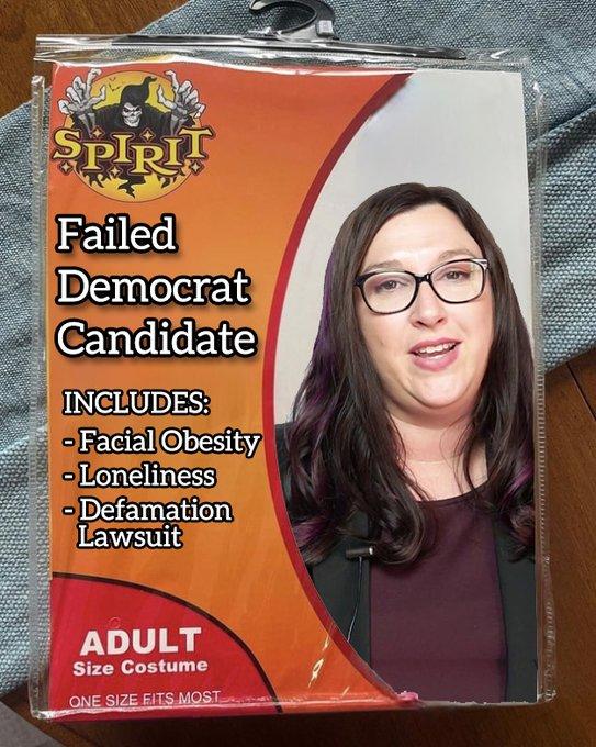 CARTERIAL 1888788861 SPIRIT Failed Democrat Candidate INCLUDES: -Facial Obesity - Loneliness -Defamation Lawsuit ADULT Size Costume ONE SIZE FITS MOST