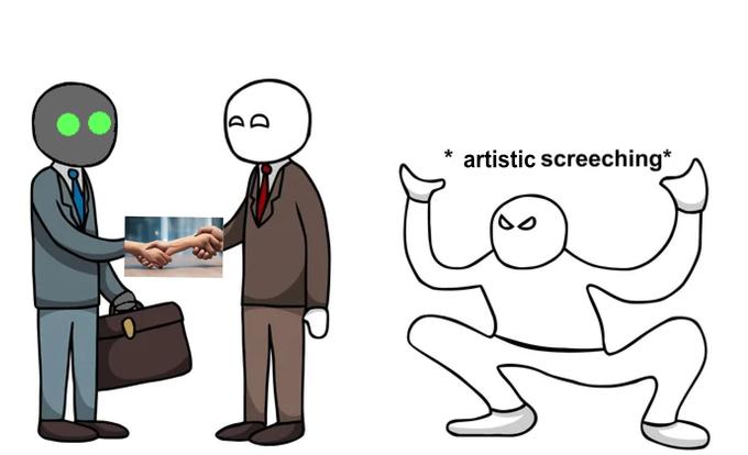 City D D artistic screeching*