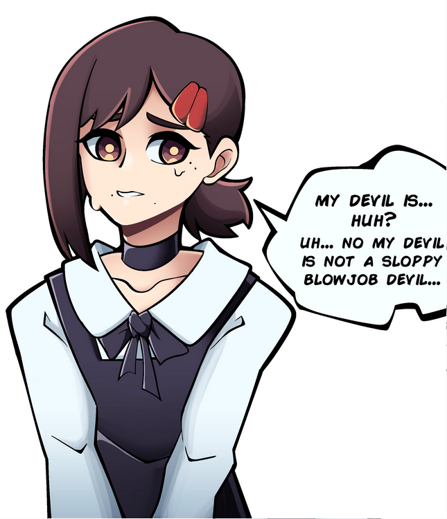 Kobeni Sloppy B Devil Kobeni s Contract With The Sloppy Blowjob 