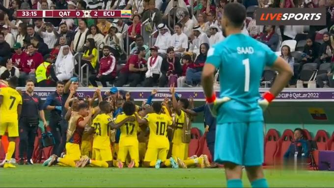 33:15 WORLD QAT O 2 ECU 922 17 #FIFAWor ad 10 SAAD LIVESPORTS DCUP O Qatar2022
