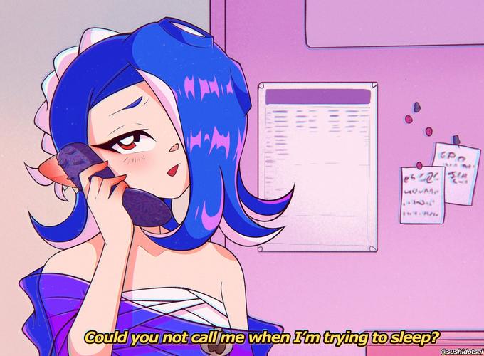 “Could you not call me when i’m trying to sleep?” | Splatoon 3 | Know ...