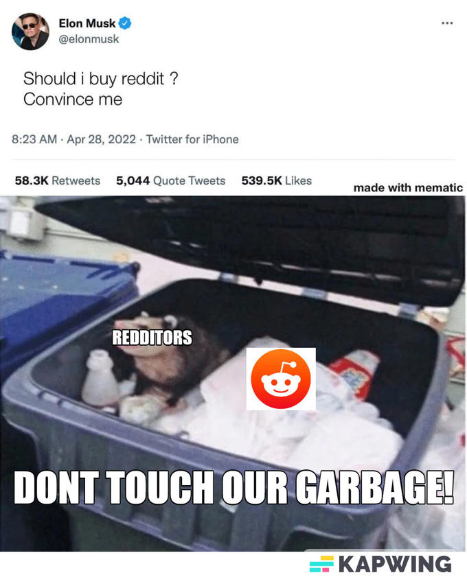 Don t Spread Poison To Our Garbage As Well Musk r memes Know Your Meme