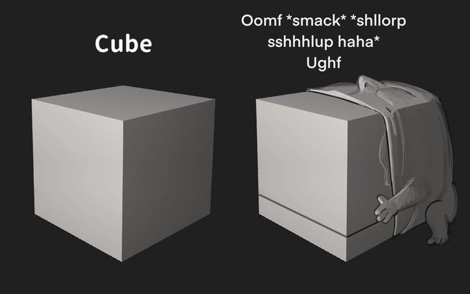 Cube Oomf *smack* *shllorp sshhhlup haha* Ughf