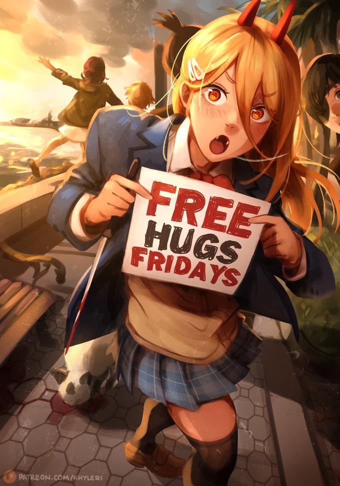 PATREON.COM/KHYLERI FREE HUGS FRIDAYS
