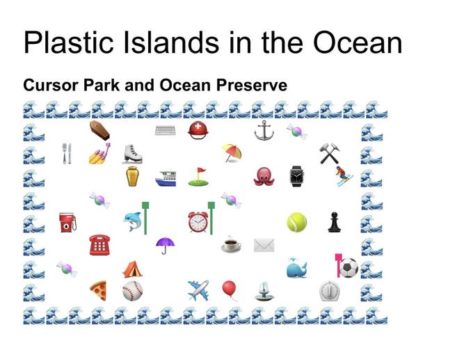 Plastic Islands in the Ocean Cursor Park and Ocean Preserve BO DE