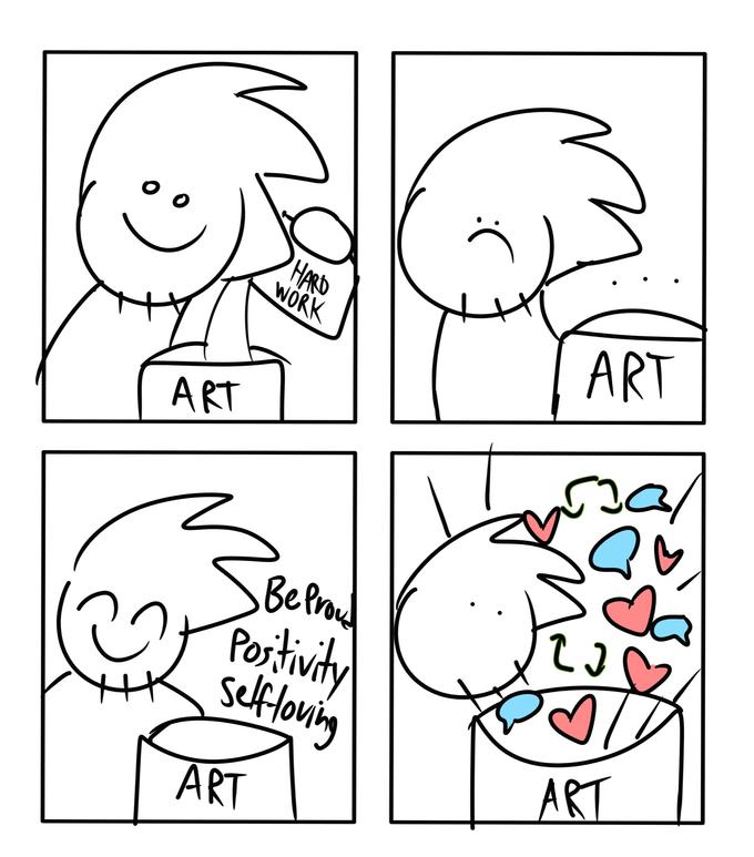 ART HARD WORK Be Proud Positivity self-loving ART ART 31 I 22 ART