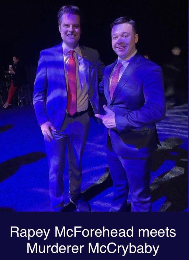 R---- McForehead meets Murderer McCrybaby