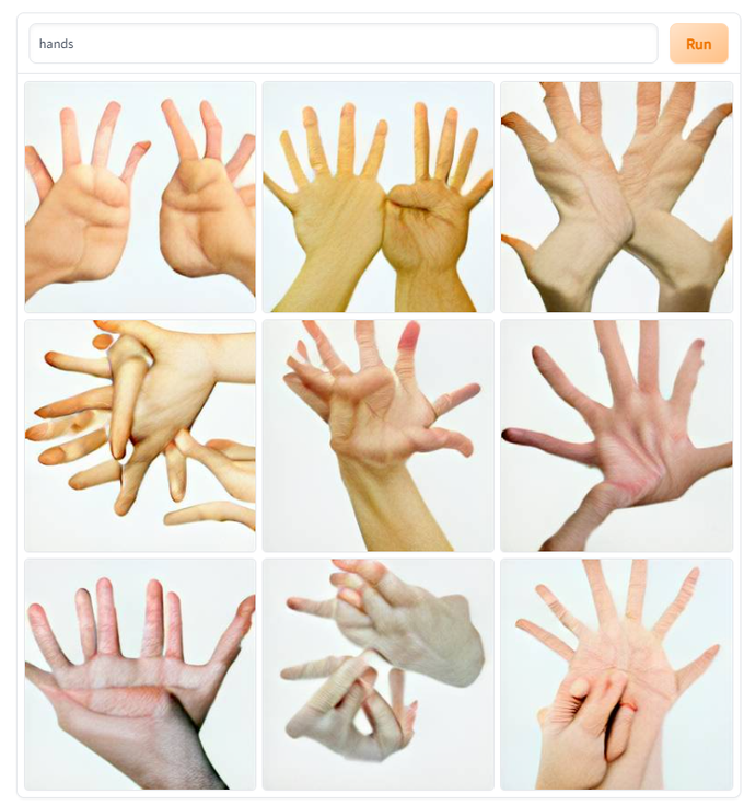 don't feel bad if you can't draw hands, even AI can't do it AI