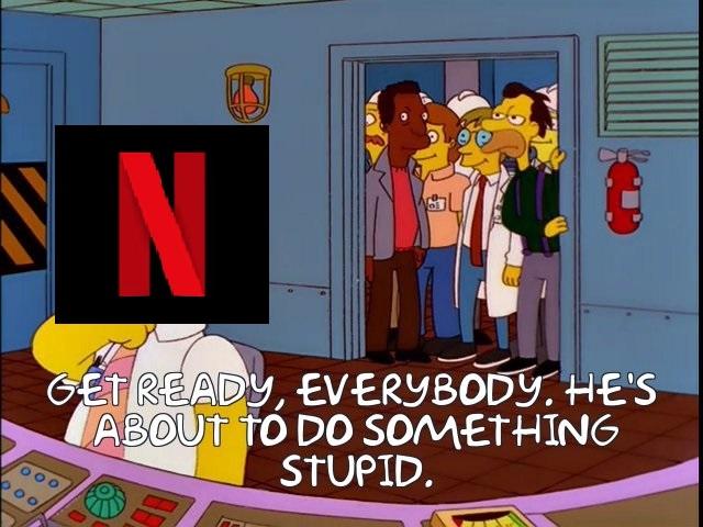 SN GET READY, EVERYBODY. HE'S ABOUT TO DO SOMETHING STUPID. Nol