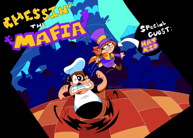 Cheesin The Mafia Pizza Tower Special Guest Fanart Know Your Meme