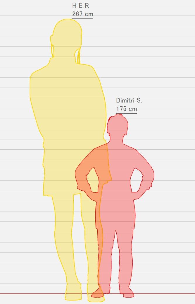HER 267 cm Dimitri S. 175 cm €