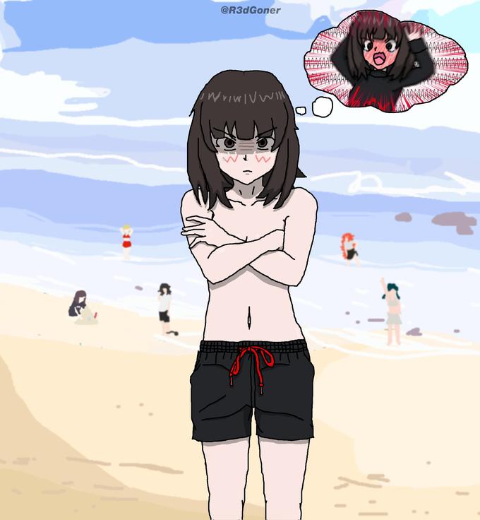 Boymoder at the beach | Know Your Meme