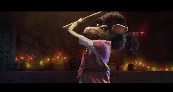 I would believe any sight of this rat, gray, super big, small and puffy even holding there is a ridiculous haircut