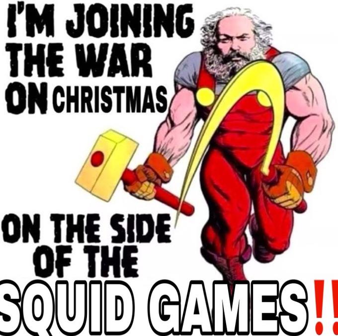 I'M JOINING THE WAR ON CHRISTMAS ON THE SIDE OF THE SQUID GAMES!!