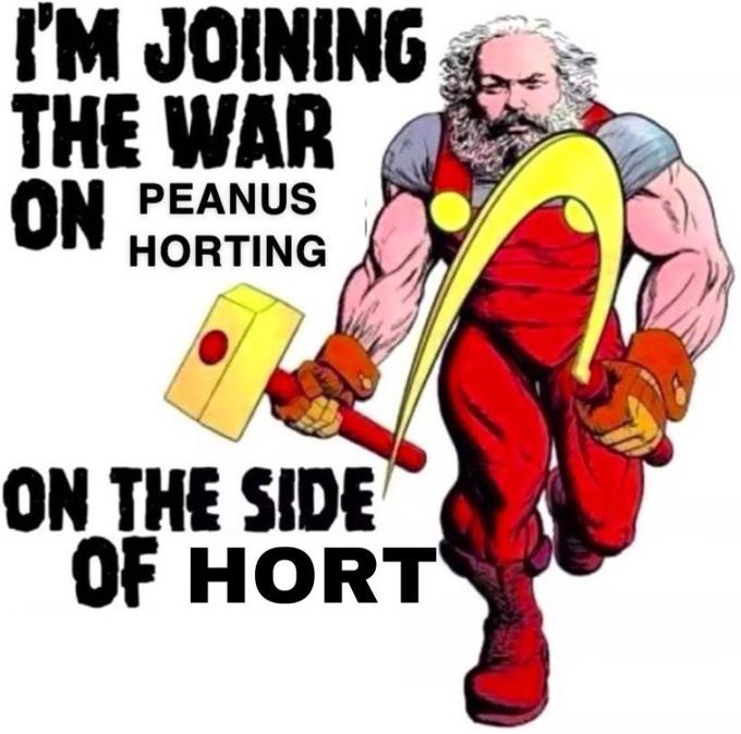 I'M JOINING THE WAR ON PEANUS HORTING ON THE SIDE OF HORT