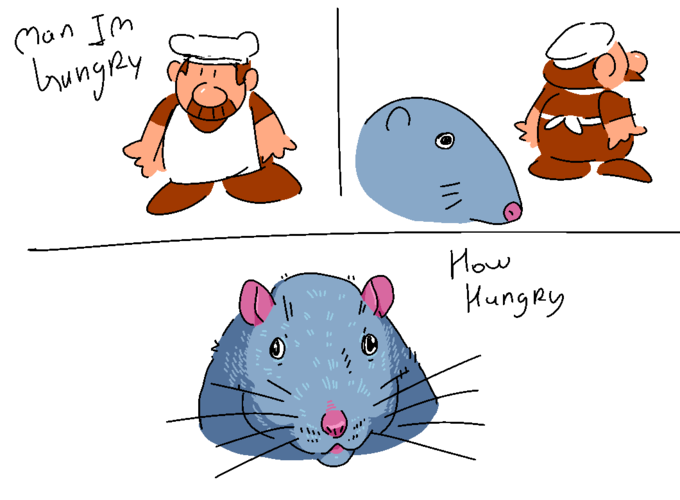 man Im hungry ·" How Hungry