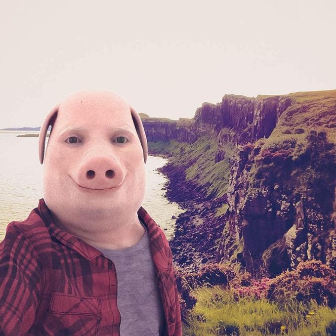 John Pork is calling: Anthropomorphic pig emerges as big new