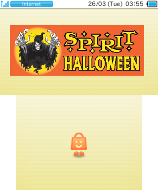 Internet 26/03 (Tue) 03:55 SPIRIT HALLOWEEN