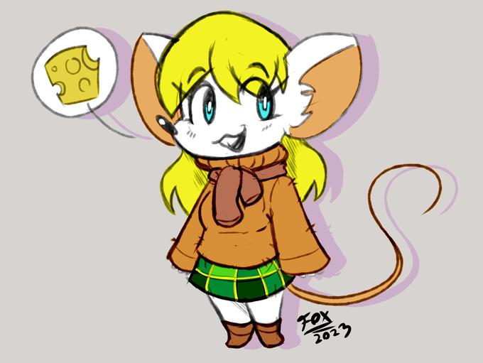 Fenix's Art Blog — What if Ashley was not only a little mouse, but