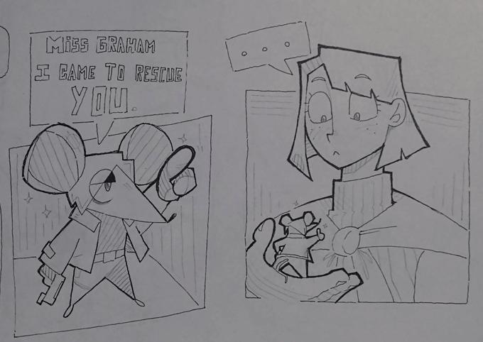 Miss GRAHAM I CAME TO RESCUE YOU. A Q H 3: B