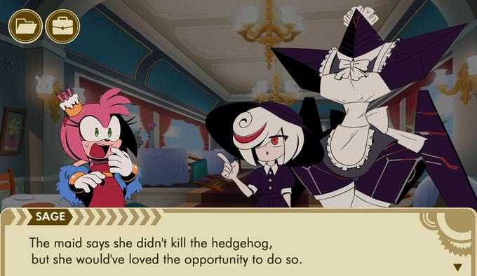 000 wy SAGE The maid says she didn't kill the hedgehog, but she would've loved the opportunity to do so. 170 UIT