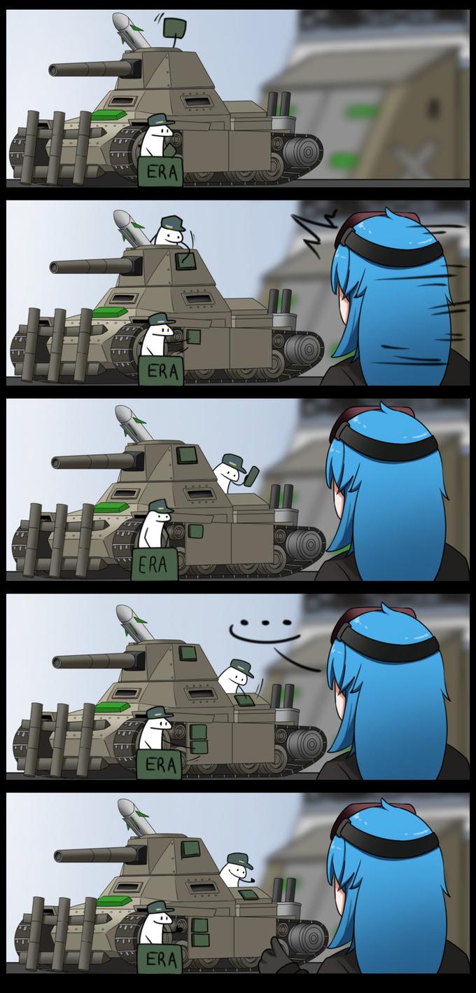 Flork of Cows ERA meme, Explosive Reactive Armor (ERA)