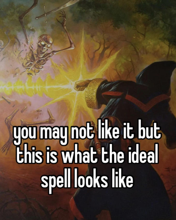 H 5G you may not like it but this is what the ideal spell looks like