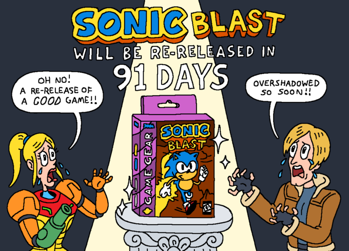 For context 'Leslie and Brianne' webcomic creator @keithjohnstack is making sonic themed shitposts in countdown for the release of Sonic Origins Plus.
<iframe width="560" height="315" src="https://www.youtube.com/embed/FoyoWlOJILc" title="YouTube video player" frameborder="0" allow="accelerometer; autoplay; clipboard-write; encrypted-media; gyroscope; picture-in-picture; web-share" allowfullscreen></iframe>