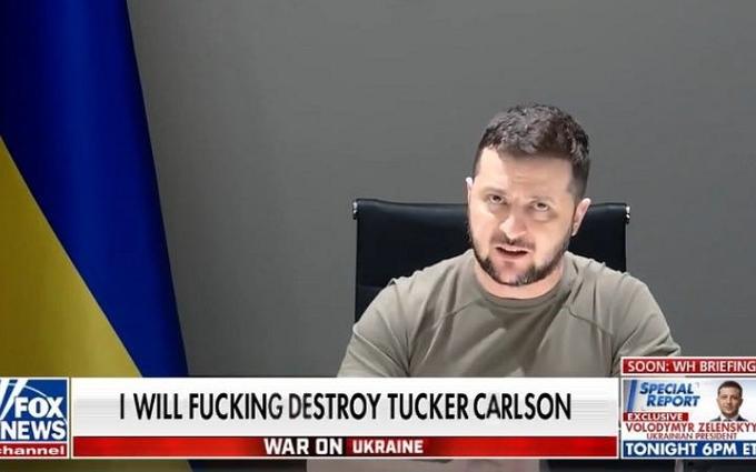 FOX NEWS channel I WILL F------ DESTROY TUCKER CARLSON WAR ON UKRAINE SOON: WH BRIEFING SPECIAL REPORT EXCLUSIVE VOLODYMYR ZELENSKYY UKRAINIAN PRESIDENT TONIGHT 6PM ET
