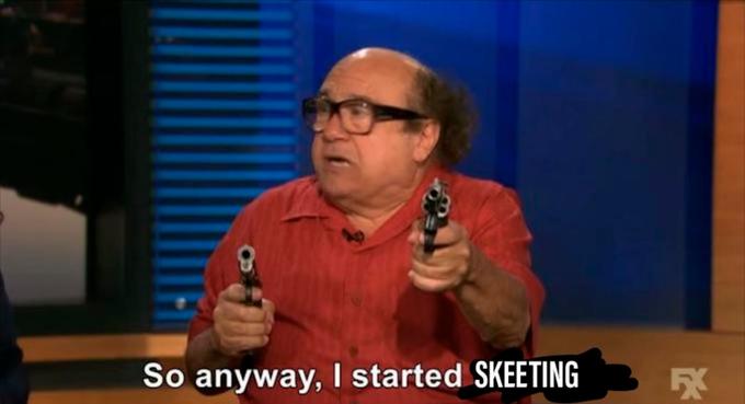 So anyway, I started SKEETING ● EX