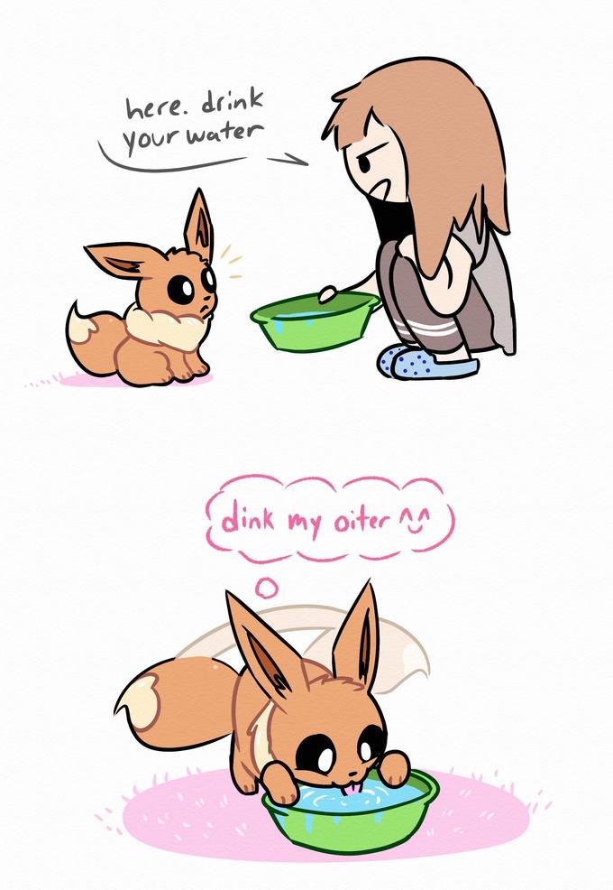 here. drink your water 1 dink O my oiter ^^