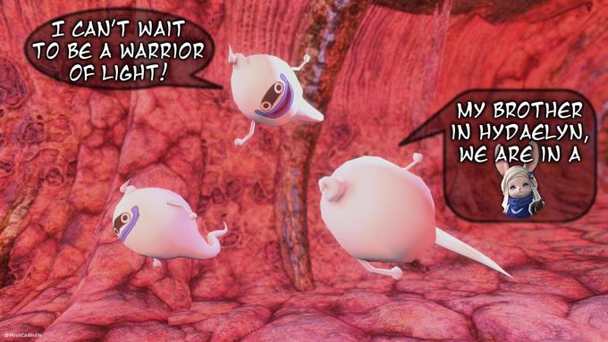 I CAN'T WAIT TO BE A WARRIOR OF LIGHT! @MissCallistis MY BROTHER IN HYDAELYN, WE ARE IN A