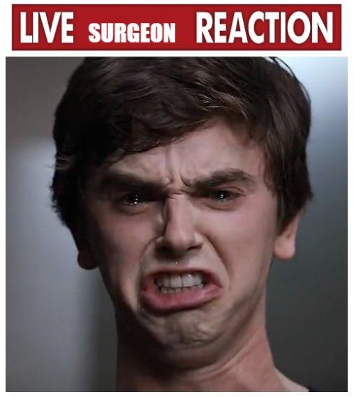 LIVE SURGEON REACTION