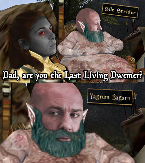 Silt Strider Dad, are you the Last Living Dwemer? Yagrum Bagarn