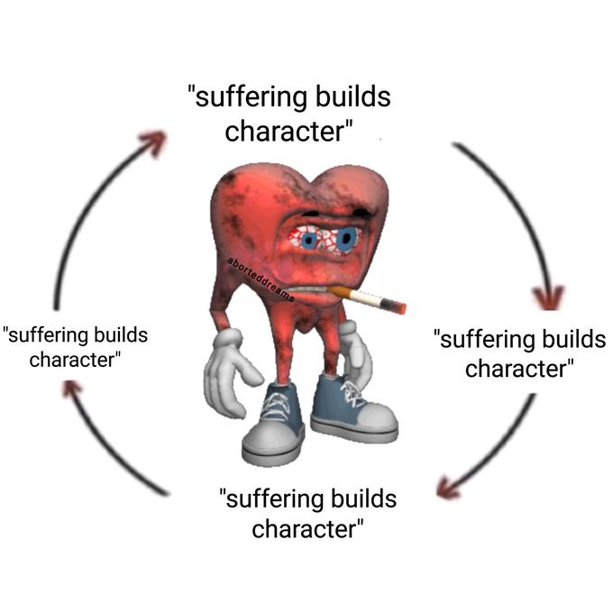 "suffering builds character" "suffering builds character" aborteddreams "suffering builds character" "suffering builds character"