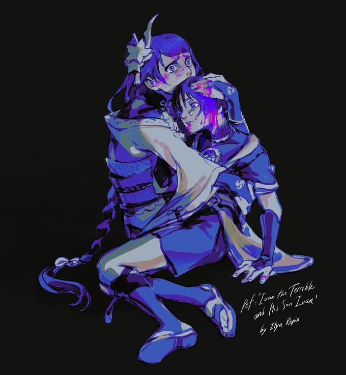 Ref: "Ivan the Terrible and His Son Ivan' by Ilya Repin