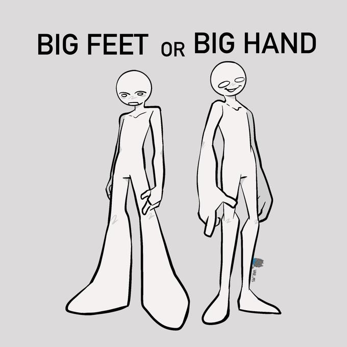 BIG FEET OR BIG HAND 60 U VAR-MS