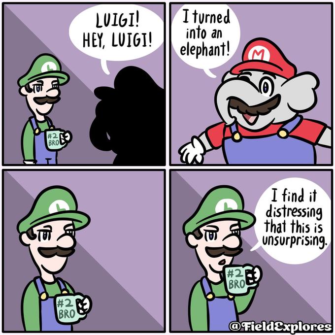 Webcomic Elephant Mario Know Your Meme